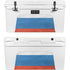 Russian Flag Distressed YETI Tundra 75 Hard Cooler Skin